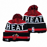 Miami Heat Team Logo Knit Hat YD (3)